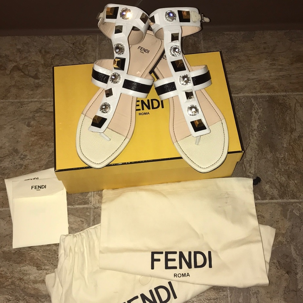 Fendi studded sandals